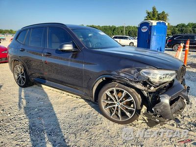 Czwarte zdjęcie samochodu z boku: 2021 BMW X3 SDRIVE30I VIN:5UXTY3C01M9H28254 - miniatura
