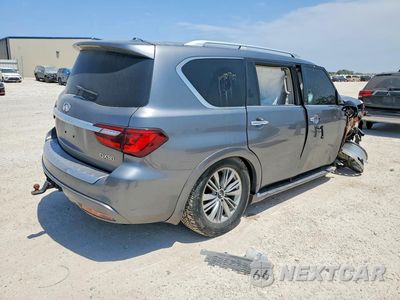 Trzecie zdjęcie samochodu z tyłu: 2020 INFINITI QX80 LUXE VIN:JN8AZ2NF6L9703321 - miniatura