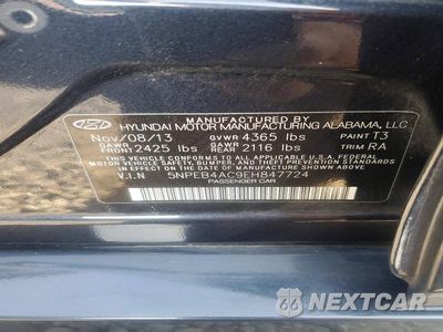 Zdjęcie 12 z 12 samochodu: 2014 HYUNDAI SONATA GLS VIN:5NPEB4AC9EH847724 - miniatura