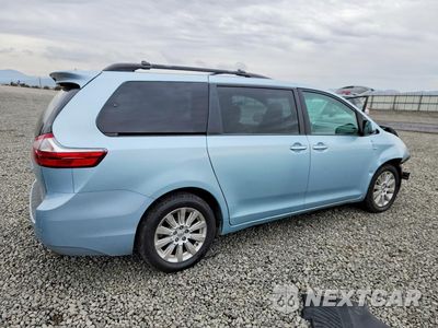 Trzecie zdjęcie samochodu z tyłu: 2016 TOYOTA SIENNA XLE 7-PASSENGER VIN:5TDDK3DC2GS129432 - miniatura