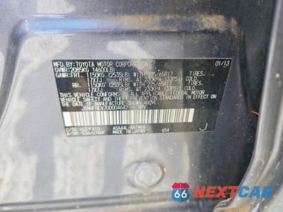 Zdjęcie 13 z 13 samochodu: 2013 TOYOTA RAV4 XLE VIN:JTMRFREV7DD004642 - miniatura