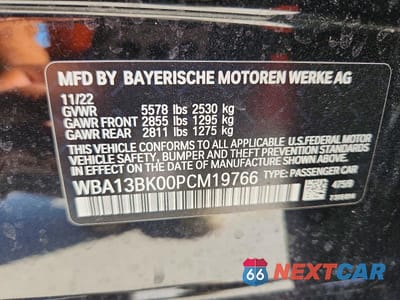 Zdjęcie 13 z 13 samochodu: 2023 BMW M550XI VIN:WBA13BK00PCM19766 - miniatura