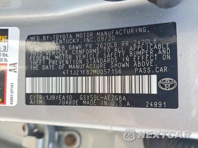 Zdjęcie 13 z 13 samochodu: 2021 TOYOTA AVALON XLE VIN:4T1JZ1FB2MU057156 - miniatura