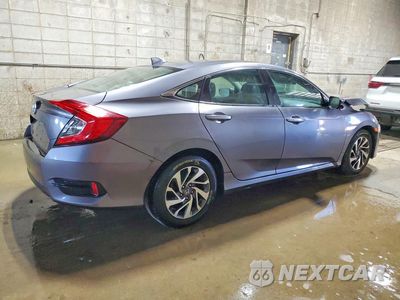 Trzecie zdjęcie samochodu z tyłu: 2017 HONDA CIVIC EX VIN:19XFC2F70HE040728 - miniatura