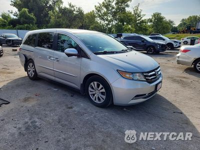Czwarte zdjęcie samochodu z boku: 2015 HONDA ODYSSEY EXL VIN:5FNRL5H63FB015803 - miniatura