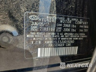 Zdjęcie 13 z 13 samochodu: 2018 HYUNDAI ELANTRA GT BASE VIN:KMHH35LE3JU019260 - miniatura