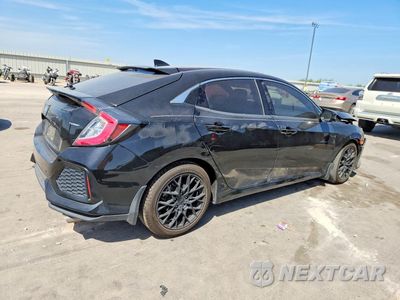 Trzecie zdjęcie samochodu z tyłu: 2018 HONDA CIVIC EX VIN:SHHFK7H53JU224619 - miniatura