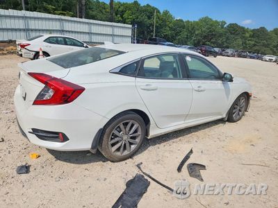 Trzecie zdjęcie samochodu z tyłu: 2020 HONDA CIVIC EX VIN:19XFC1F39LE013222 - miniatura