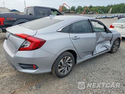 Trzecie zdjęcie samochodu z tyłu: 2017 HONDA CIVIC EX VIN:2HGFC2F72HH570656 - miniatura