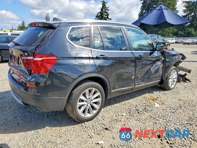 Trzecie zdjęcie samochodu z tyłu: 2014 BMW X3 XDRIVE28I VIN:5UXWX9C58E0D41169 - miniatura