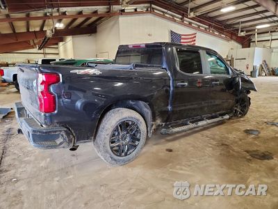 Trzecie zdjęcie samochodu z tyłu: 2023 CHEVROLET SILVERADO K1500 CUSTOM VIN:1GCPDBEK2PZ114001 - miniatura