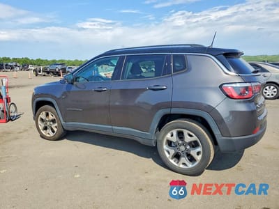 Drugie zdjęcie samochodu z przodu: 2019 JEEP COMPASS LIMITED VIN:3C4NJDCB2KT648288 - miniatura