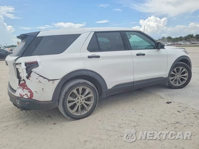 Trzecie zdjęcie samochodu z tyłu: 2020 FORD EXPLORER POLICE INTERCEPTOR VIN:1FM5K8AB6LGC12973 - miniatura