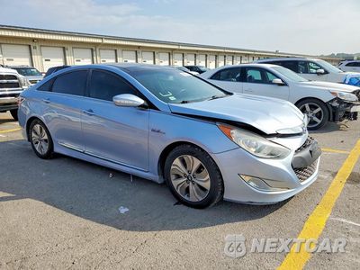 Czwarte zdjęcie samochodu z boku: 2013 HYUNDAI SONATA HYBRID VIN:KMHEC4A48DA082593 - miniatura