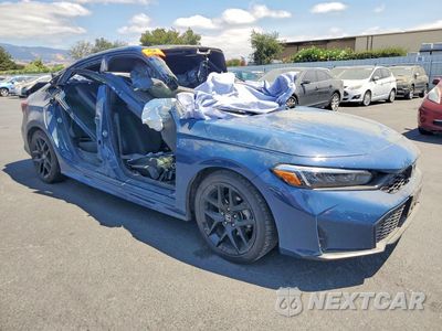 Czwarte zdjęcie samochodu z boku: 2025 HONDA CIVIC SPORT VIN:2HGFE2F5XSH584269 - miniatura