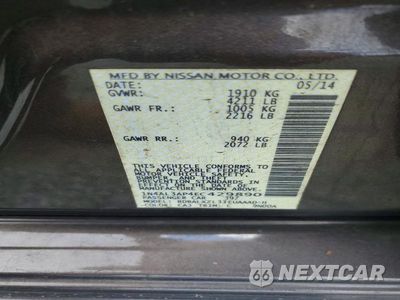 Zdjęcie 12 z 12 samochodu: 2014 NISSAN ALTIMA 2.5 SL VIN:1N4AL3AP4EC429890 - miniatura