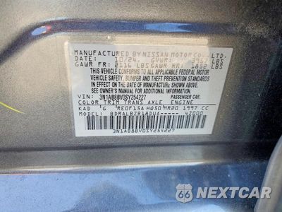 Zdjęcie 12 z 12 samochodu: 2025 NISSAN SENTRA S VIN:3N1AB8BV0SY254227 - miniatura