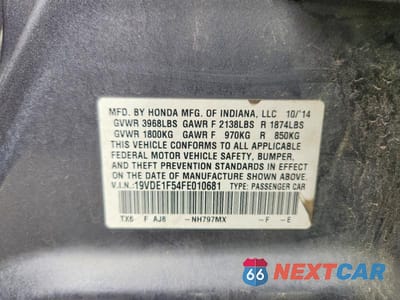 Zdjęcie 12 z 12 samochodu: 2015 ACURA ILX 20 PREMIUM VIN:19VDE1F54FE010681 - miniatura