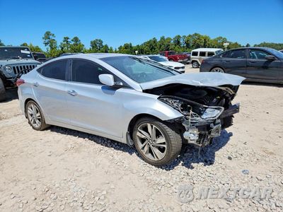 Czwarte zdjęcie samochodu z boku: 2014 HYUNDAI ELANTRA LIMITED VIN:5NPDH4AE9EH489665 - miniatura
