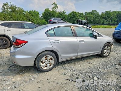 Trzecie zdjęcie samochodu z tyłu: 2013 HONDA CIVIC LX VIN:19XFB2F58DE253552 - miniatura