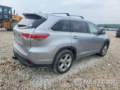 Trzecie zdjęcie samochodu z tyłu: 2014 TOYOTA HIGHLANDER LIMITED PLATINUM VIN:5TDDKRFH4ES071736 - miniatura