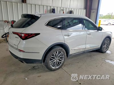 Trzecie zdjęcie samochodu z tyłu: 2023 ACURA MDX ADVANCE VIN:5J8YE1H84PL035624 - miniatura