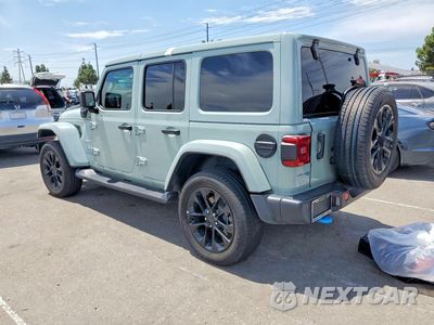 Drugie zdjęcie samochodu z przodu: 2024 JEEP WRANGLER SAHARA 4XE VIN:1C4RJXP67RW116412 - miniatura