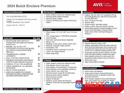 Zdjęcie 13 z 14 samochodu: 2024 BUICK ENCLAVE PREMIUM VIN:5GAEVBKW6RJ127722 - miniatura