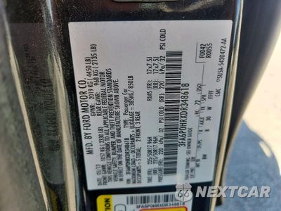 Zdjęcie 12 z 12 samochodu: 2013 FORD FUSION SE VIN:3FA6P0HRXDR348618 - miniatura
