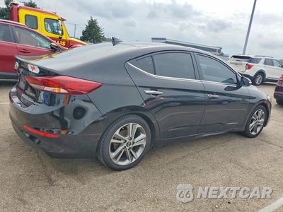 Trzecie zdjęcie samochodu z tyłu: 2017 HYUNDAI ELANTRA LIMITED VIN:KMHD84LF4HU266977 - miniatura