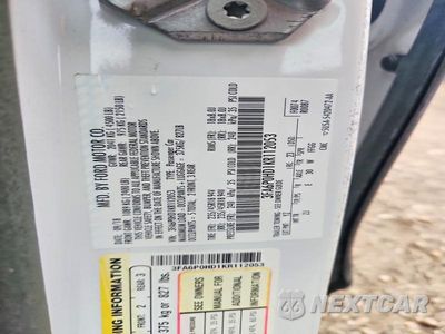 Zdjęcie 12 z 12 samochodu: 2019 FORD FUSION SE VIN:3FA6P0HD1KR112053 - miniatura