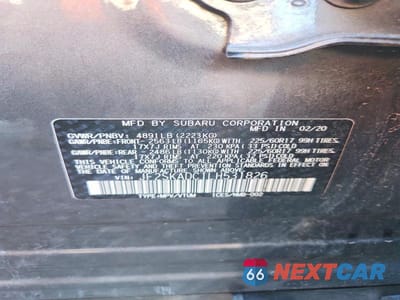 Zdjęcie 13 z 13 samochodu: 2020 SUBARU FORESTER VIN:JF2SKADC1LH531826 - miniatura