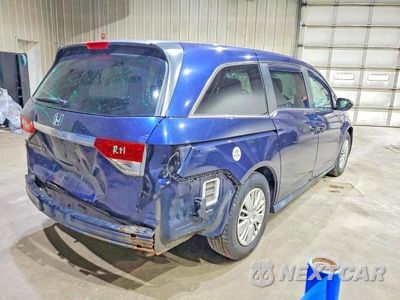 Trzecie zdjęcie samochodu z tyłu: 2014 HONDA ODYSSEY LX VIN:5FNRL5H20EB100125 - miniatura
