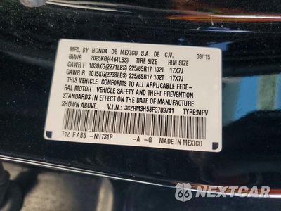 Zdjęcie 13 z 13 samochodu: 2015 HONDA CR-V EX VIN:3CZRM3H58FG709741 - miniatura