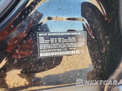 Zdjęcie 13 z 13 samochodu: 2023 BMW X3 SDRIVE30I VIN:5UX43DP02P9R81703 - miniatura