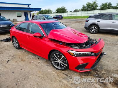 Czwarte zdjęcie samochodu z boku: 2022 HONDA CIVIC TOURING VIN:2HGFE1F99NH307954 - miniatura