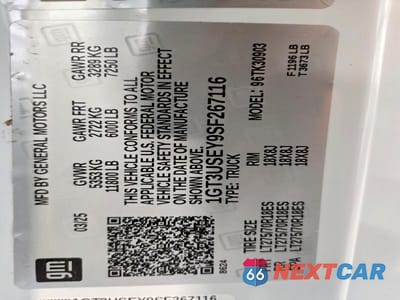 Zdjęcie 12 z 12 samochodu: 2025 GMC SIERRA K3500 VIN:1GT3USEY9SF267116 - miniatura