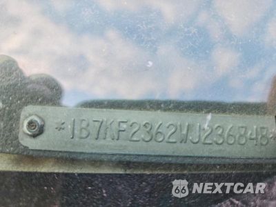 Zdjęcie 12 z 12 samochodu: 1998 DODGE RAM 2500 VIN:1B7KF2362WJ236848 - miniatura