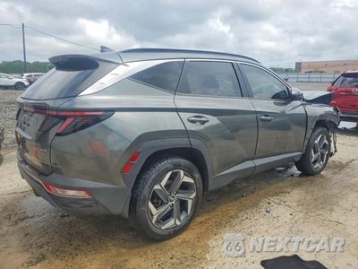 Trzecie zdjęcie samochodu z tyłu: 2022 HYUNDAI TUCSON SEL VIN:5NMJFCAE5NH090767 - miniatura
