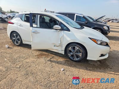 Czwarte zdjęcie samochodu z boku: 2019 NISSAN LEAF SL VIN:1N4AZ1CP5KC307647 - miniatura