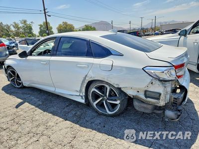 Drugie zdjęcie samochodu z przodu: 2020 HONDA ACCORD SPORT VIN:1HGCV1F32LA019607 - miniatura