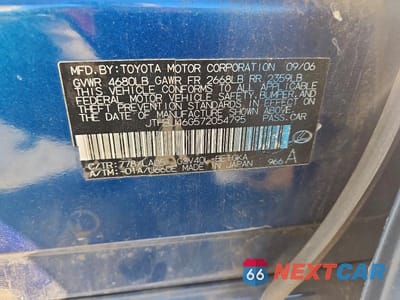 Zdjęcie 12 z 12 samochodu: 2007 LEXUS ES 350 VIN:JTHBJ46G572054795 - miniatura