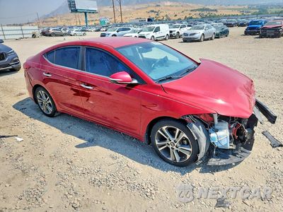 Czwarte zdjęcie samochodu z boku: 2017 HYUNDAI ELANTRA LIMITED VIN:KMHD84LF0HU141314 - miniatura