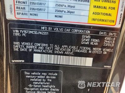 Zdjęcie 13 z 13 samochodu: 2013 VOLVO C70 T5 VIN:YV1672MC5DJ142201 - miniatura