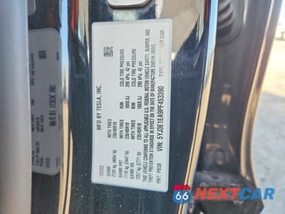 Zdjęcie 12 z 12 samochodu: 2023 TESLA MODEL 3 VIN:5YJ3E1EA9PF453390 - miniatura