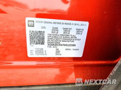 Zdjęcie 13 z 13 samochodu: 2022 CHEVROLET BLAZER 2LT VIN:3GNKBCR47NS122985 - miniatura