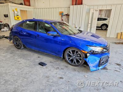 Czwarte zdjęcie samochodu z boku: 2019 HONDA CIVIC SPORT TOURING VIN:SHHFK7H96KU401474 - miniatura