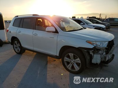 Czwarte zdjęcie samochodu z boku: 2012 TOYOTA HIGHLANDER LIMITED VIN:5TDYK3EH0CS062920 - miniatura