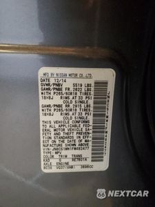 Zdjęcie 12 z 12 samochodu: 2015 INFINITI QX70 VIN:JN8CS1MW1FM482477 - miniatura