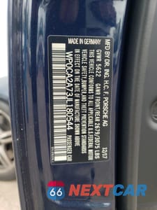 Zdjęcie 12 z 12 samochodu: 2018 PORSCHE PANAMERA 4 SPORT TURISMO VIN:WP0CA2A73JL180544 - miniatura